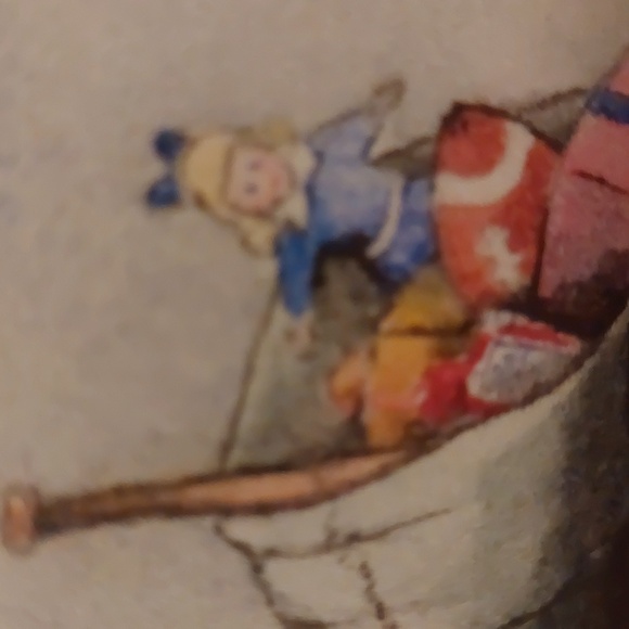 Christmas Picture of Santa's Sleigh & Holstein Cows - Picture 6 of 6